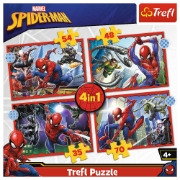 Imagine PUZZLE TREFL 4IN1 SPIDERMAN - EROUL SPIDERMAN
