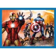 Imagine PUZZLE TREFL 4IN1 AVENGERS - RAZBUNATORII CURAJOSI