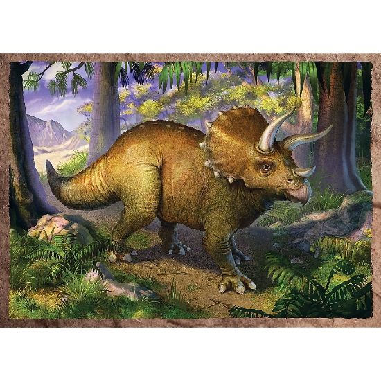 Imagine Puzzle Trefl 4in1 Dinozaurii Interesanți