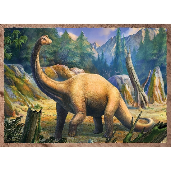 Imagine Puzzle Trefl 4in1 Dinozaurii Interesanți