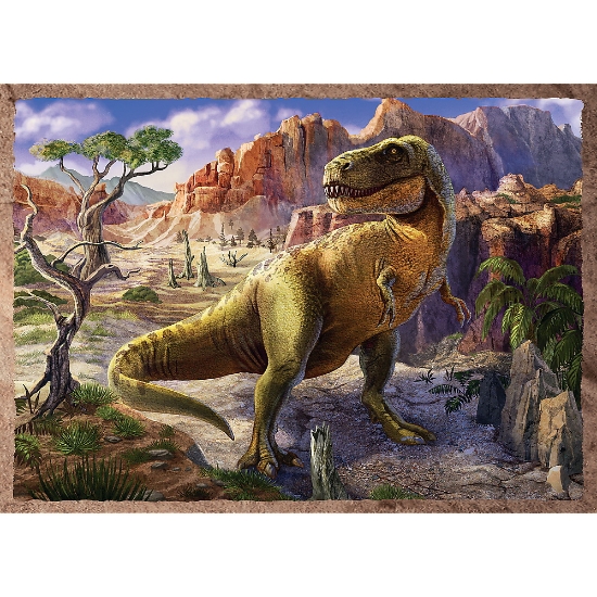 Imagine Puzzle Trefl 4in1 Dinozaurii Interesanți