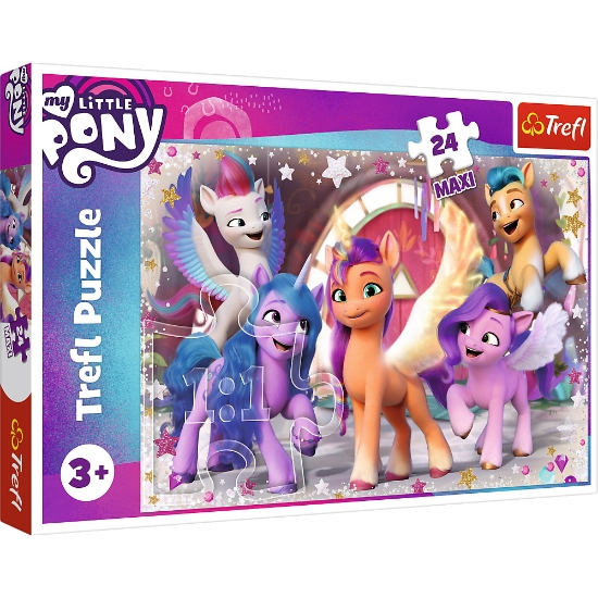 Imagine PUZZLE TREFL 24 MAXI MY LITTLE PONY - BUCURIA PONEILOR