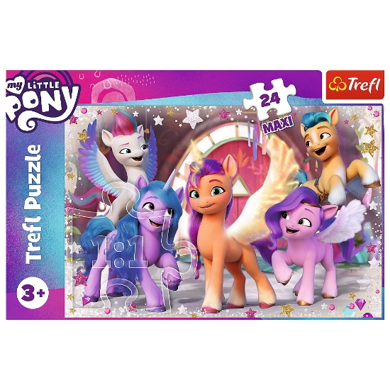 Imagine Puzzle Trefl 24 MAXI My Little Pony – Bucuria poneilor