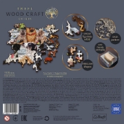 Imagine PUZZLE TREFL DIN LEMN 1000 PIESE ECHIPA DE CATEI