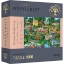 Imagine Puzzle Trefl din lemn 1000 piese obiective turistice faimoase din Franța