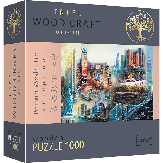 Imagine PUZZLE TREFL DIN LEMN 1000 PIESE NEW YORK 