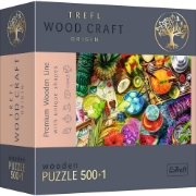 Imagine PUZZLE TREFL DIN LEMN 500+1 PIESE COCKTAILURILE COLORATE