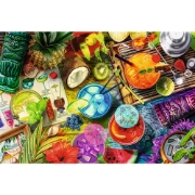 Imagine PUZZLE TREFL DIN LEMN 500+1 PIESE COCKTAILURILE COLORATE
