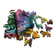 Imagine PUZZLE TREFL DIN LEMN 500+1 PIESE CATELUSII DRAGALASI