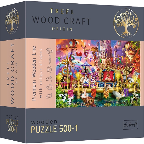Imagine PUZZLE TREFL DIN LEMN 500+1 PIESE LUMEA MAGICA 