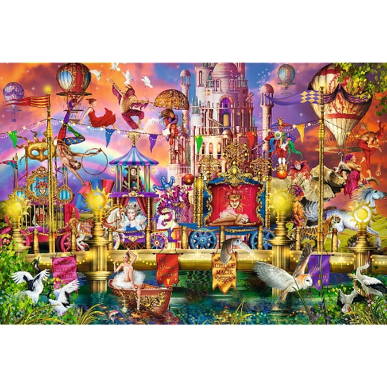 Imagine Puzzle Trefl din lemn 500+1 piese lumea magică