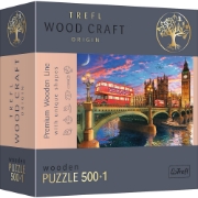 Imagine PUZZLE TREFL DIN LEMN 500+1 OBICTIVELE TURISTICE DIN LONDRA
