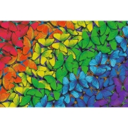 Imagine PUZZLE TREFL DIN LEMN 500+1 PIESE FLUTURASII COLORATI