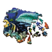 Imagine Puzzle Trefl din lemn 500+1 piese viața marină