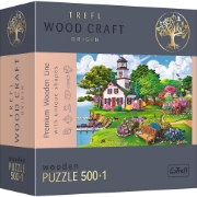 Imagine PUZZLE TREFL DIN LEMN 500+1 PIESE PORTUL IN TIMPUL VERII