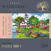 Imagine PUZZLE TREFL DIN LEMN 500+1 PIESE PORTUL IN TIMPUL VERII