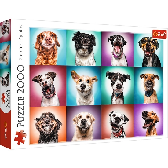 Imagine PUZZLE TREFL 2000 CATELUSII AMUZANTI