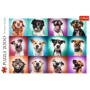 Imagine PUZZLE TREFL 2000 CATELUSII AMUZANTI