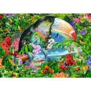 Imagine PUZZLE TREFL SPIRAL 1040 PIESE ANIMALE TROPICALE