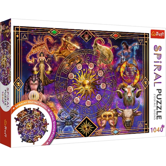 Imagine PUZZLE TREFL SPIRAL 1040 PIESE SEMNE ZODIACALE