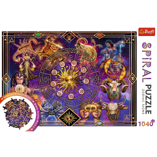 Imagine Puzzle Trefl Spiral 1040 piese Semne zodiacale