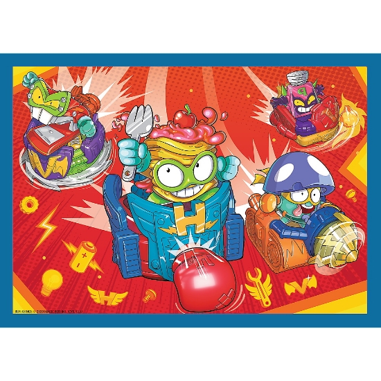 Imagine  Puzzle Trefl 4in1 Super Things Super Acțiunea