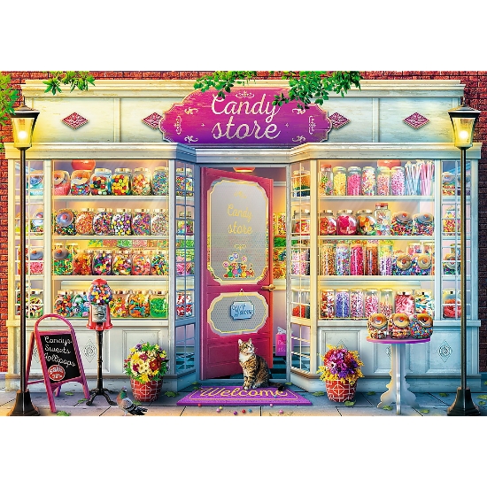 Imagine Puzzles 500 Magazinul de bomboane