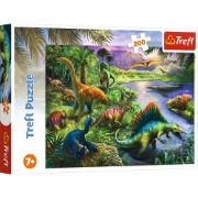 Imagine PUZZLE TREFL 200 LUMEA DINOZAURILOR