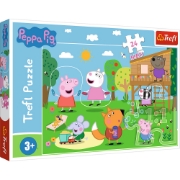 Imagine PUZZLE TREFL 24 MAXI PEPPA PIG DISTRACTIA DIN IARBA