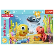 Imagine  Puzzle Trefl 24 MAXI Peștișorii fericiți