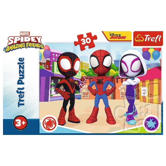 Imagine Puzzle Trefl 30 Spidey – Cei 3 prieteni