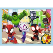 Imagine PUZZLE TREFL 4IN1 SPIDAY ECHIPA SPIDAY