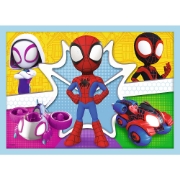 Imagine PUZZLE TREFL 4IN1 SPIDAY ECHIPA SPIDAY