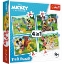 Imagine Puzzle Trefl 4in1 Mickey Mouse ziua deosebită