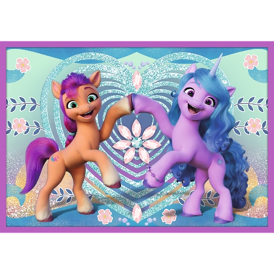 Imagine Puzzle Trefl 10in1 My Little Pony – Poneii strălucitori