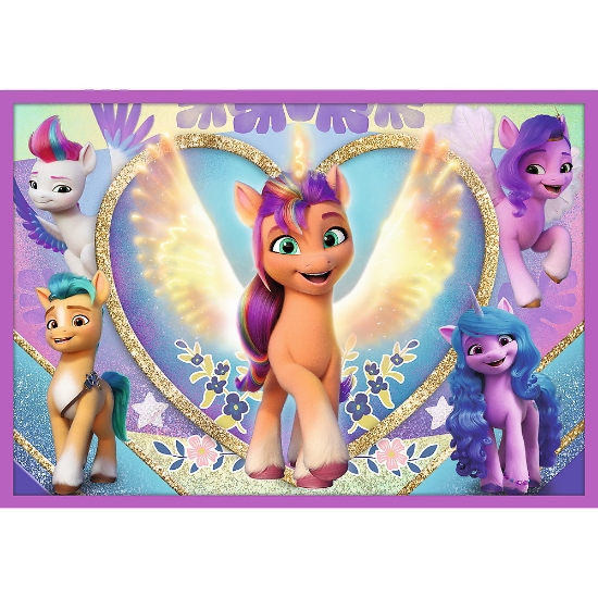 Imagine Puzzle Trefl 10in1 My Little Pony – Poneii strălucitori