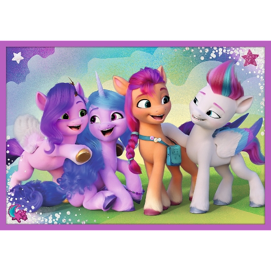 Imagine Puzzle Trefl 10in1 My Little Pony – Poneii strălucitori