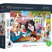 Imagine PUZZLE TREFL UFT 1000 PRIETENIA CATELUSILOR