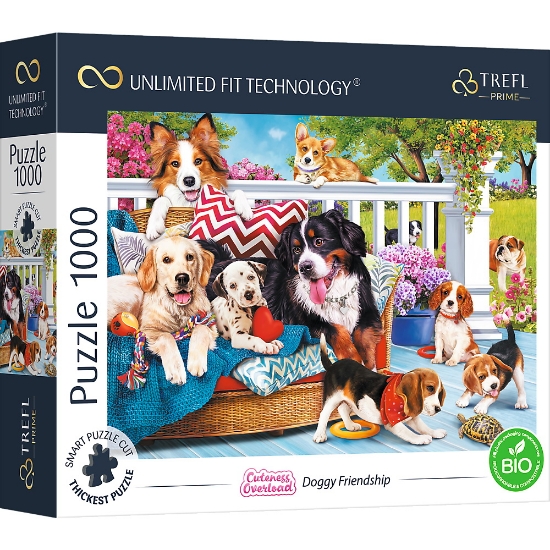 Imagine PUZZLE TREFL UFT 1000 PRIETENIA CATELUSILOR