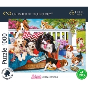 Imagine PUZZLE TREFL UFT 1000 PRIETENIA CATELUSILOR