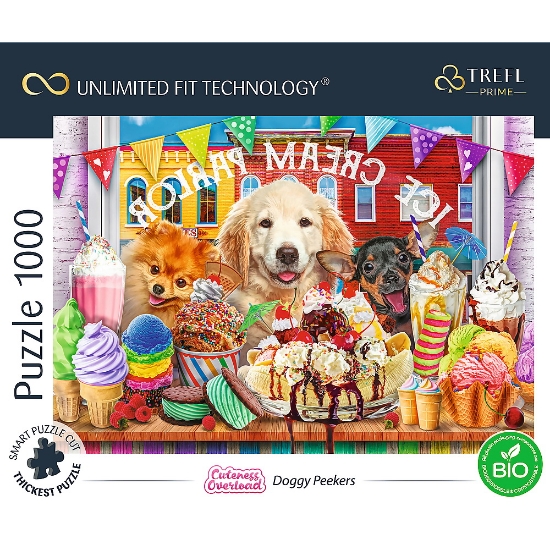 Imagine Puzzle Trefl UFT 1000 Petrecerea Căteluşilor