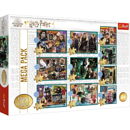Imagine PUZZLE TREFL 10IN1 HARRY POTTER IN LUMEA LUI HARRY POTTER