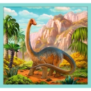 Imagine PUZZLE TREFL 10IN1 LUMEA DINOZAURILOR