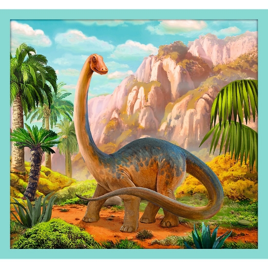 Imagine Puzzle Trefl 10in1 Lumea dinozaurilor