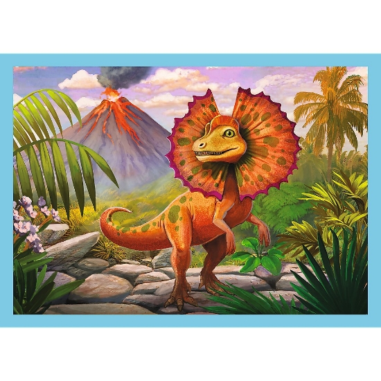 Imagine  Puzzle Trefl 4in1 Lumea Dinozaurilor
