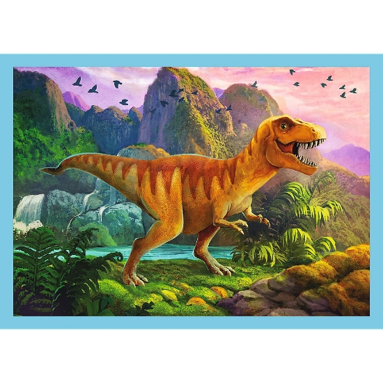 Imagine  Puzzle Trefl 4in1 Lumea Dinozaurilor
