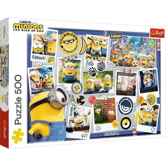 Imagine  Puzzle Trefl 500 Minionii – Colecția Foto