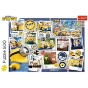 Imagine PUZZLE TREFL 500 MINIONII COLECTIA FOTO