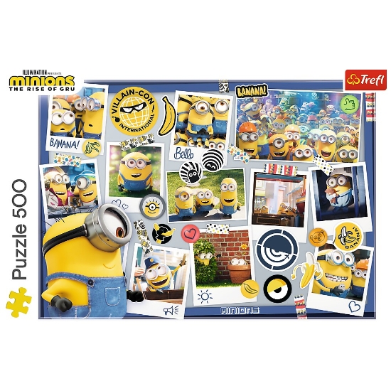 Imagine  Puzzle Trefl 500 Minionii – Colecția Foto
