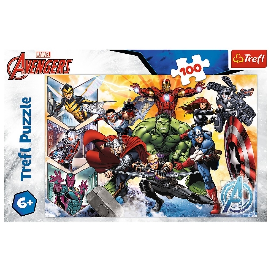 Imagine PUZZLE TREFL 100 MARVEL AVENGERS PUTEREA RAZBUNATORILOR